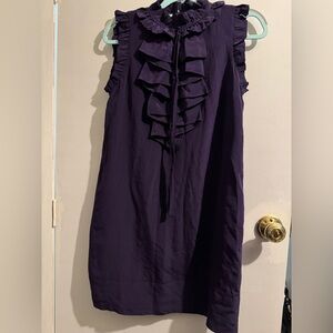 MM Couture Deep Purple A line dress, perfect fall or summer dress.